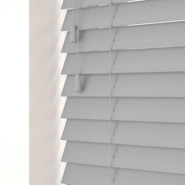 Semi-Sheer Venetian Blind Symple Stuff Finish: Dove Grey, Size: 130 cm L x 150 cm W on Productcaster.