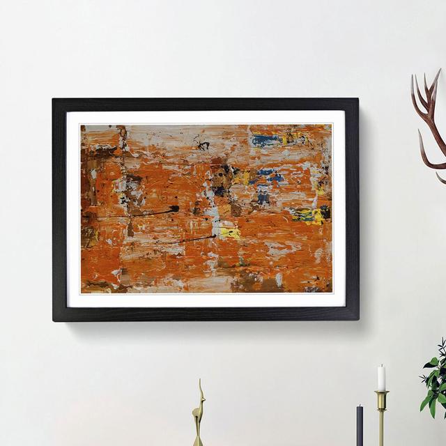 Abstract Art Painting Vol.424 by S.Johnson - Picture Frame Painting Print East Urban Home Frame Option: Black Framed, Size: 48cm H x 65cm W x 2cm D on Productcaster.