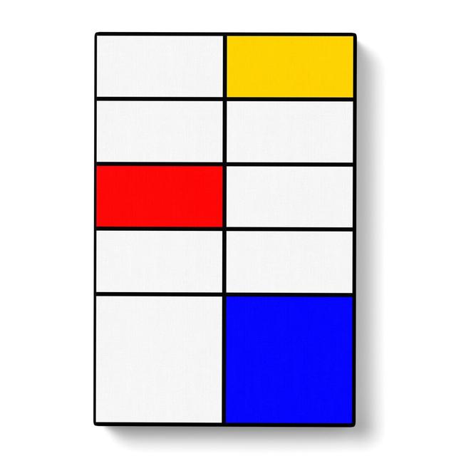 Composition Vol.4 By Piet Mondrian East Urban Home Size: 76cm H x 50cm W x 3cm D on Productcaster.