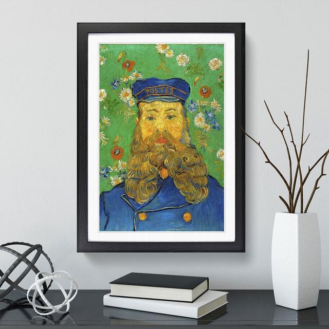 The Postman Joseph Roulin Vol.2 by Vincent Van Gogh - Picture Frame Painting East Urban Home Size: 36cm H x 27cm W x 2cm D, Frame Option: Black Framed on Productcaster.