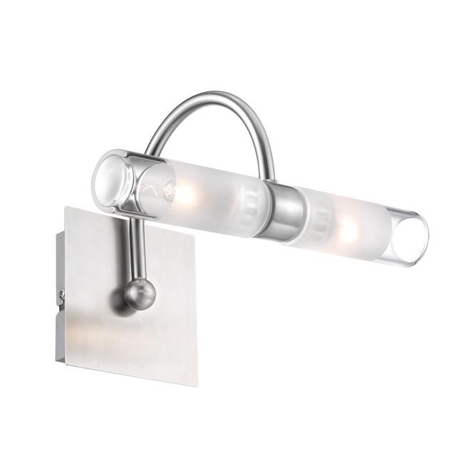 2-flammige Wandleuchte mit Arm Wills Metro Lane on Productcaster.