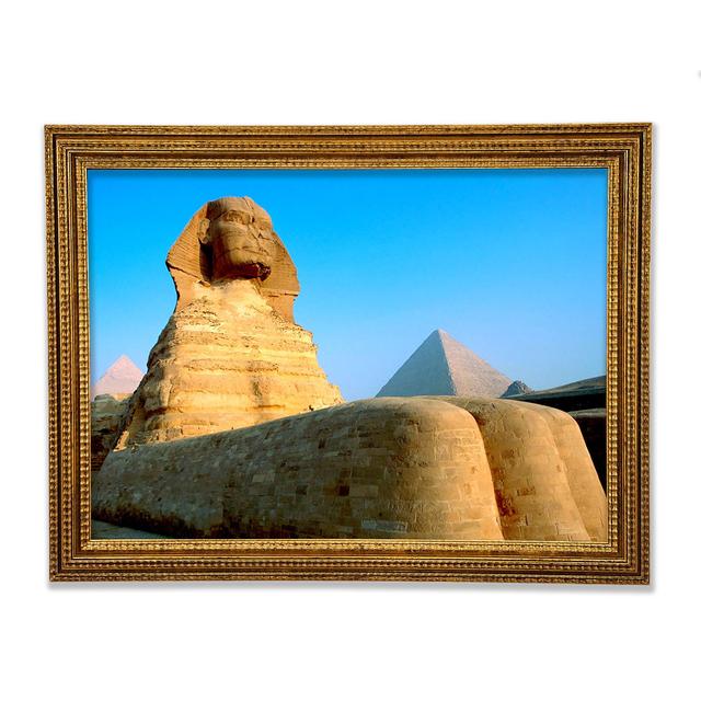 The Great Sphinx Egypt Framed Print Ebern Designs Format: Gold Framed Paper, Size: 84.1cm H x 118.9cm W x 3cm D on Productcaster.