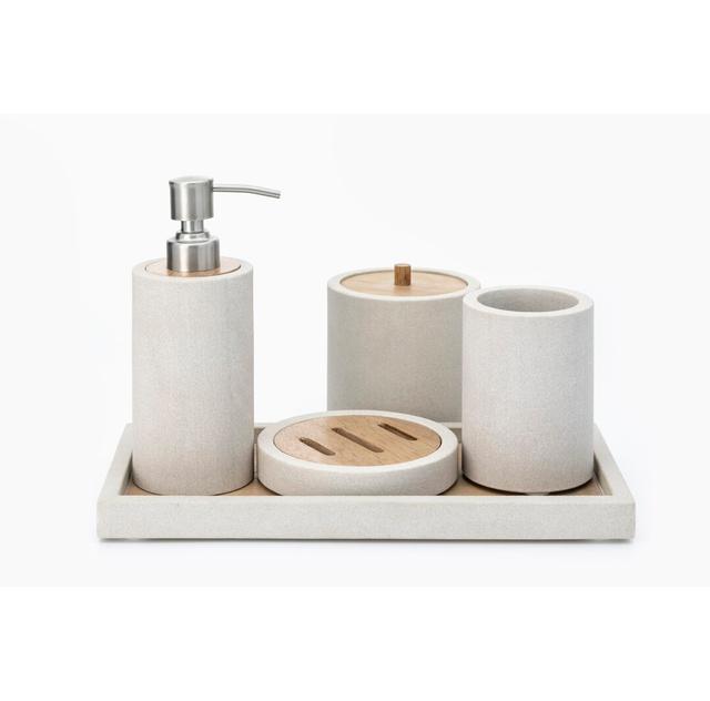 Alexei 5-Piece Bathroom Accessory Set Borough Wharf on Productcaster.