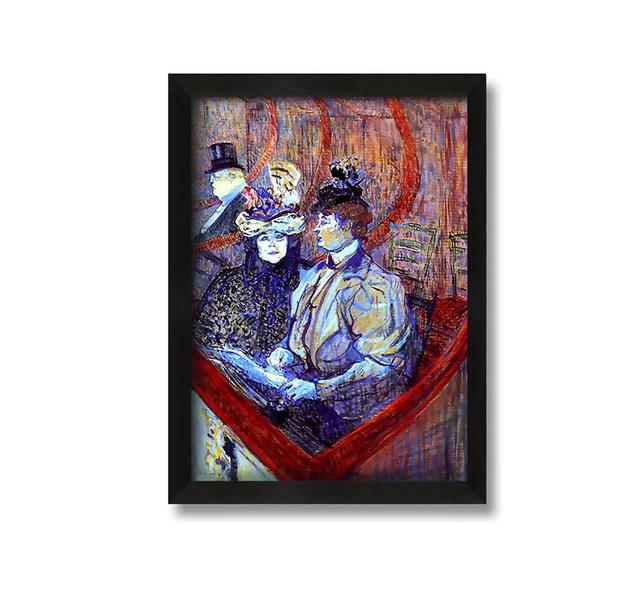 The Loge by Toulouse Lautrec - Picture Frame Painting on Canvas Ophelia & Co. Size: 42cm H x 30cm W x 10cm D on Productcaster.