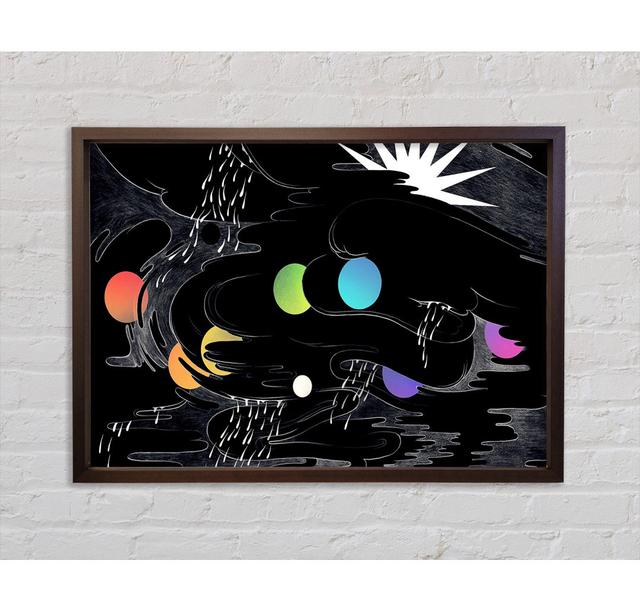 Rain Chakra Framed Print Bright Star Size: 100cm H x 141.4cm W x 3.3cm D on Productcaster.