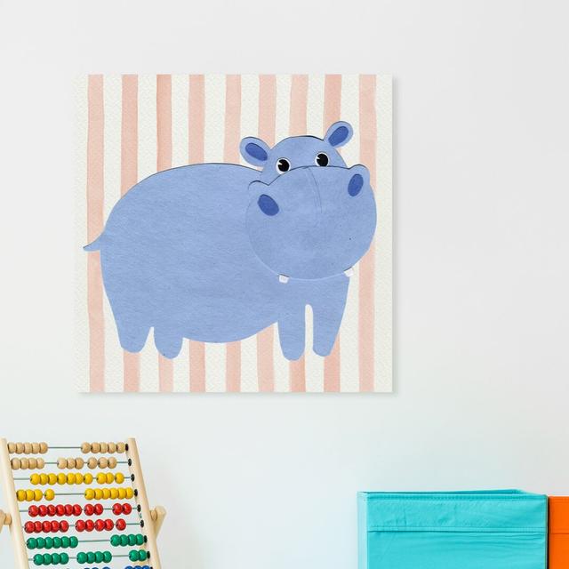 Hidemont H for Hippopotamus Canvas Art HoneyBee Nursery Size: 91cm H x 91cm W x 3cm D on Productcaster.