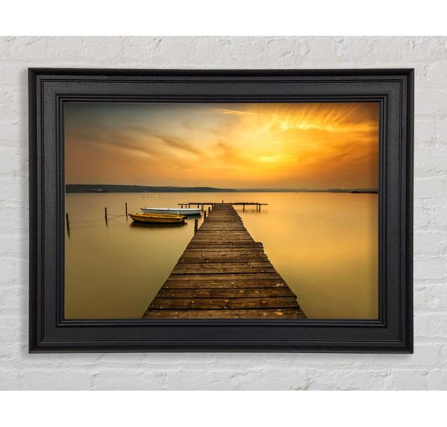 Golden Beauty - Single Picture Frame Art Prints Longshore Tides Size: 29.7cm H x 42cm W x 8cm D on Productcaster.