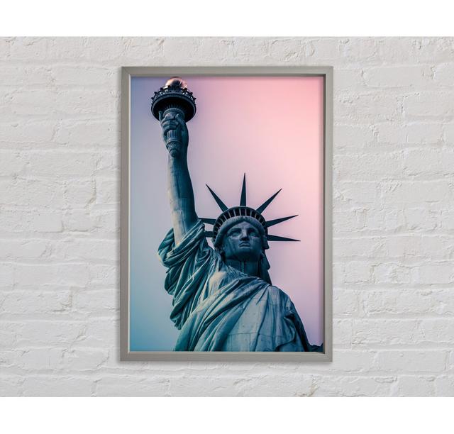 Skies Over The Statue Of Liberty - Print Bright Star Size: 118.9cm H x 84.1cm W x 3.3cm D on Productcaster.