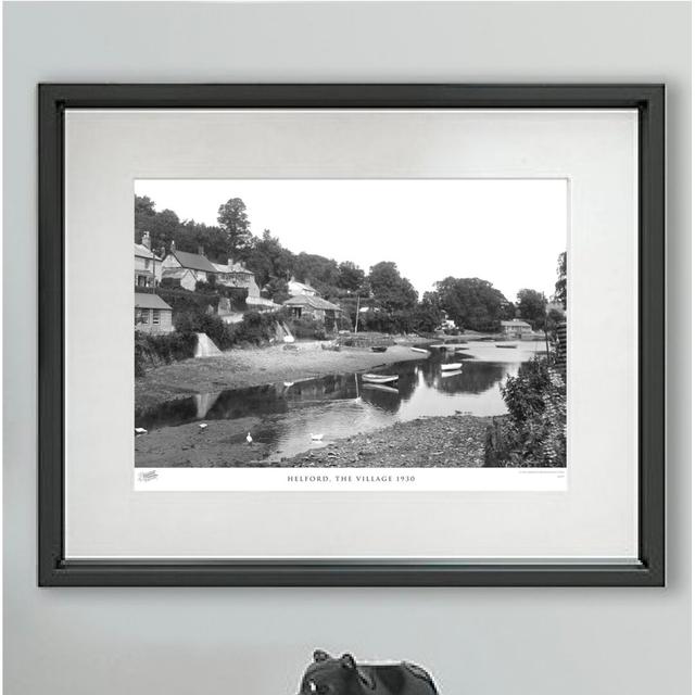 'Helford, the Village 1930' - Picture Frame Photograph Print on Paper The Francis Frith Collection Size: 60cm H x 80cm W x 2.3cm D on Productcaster.