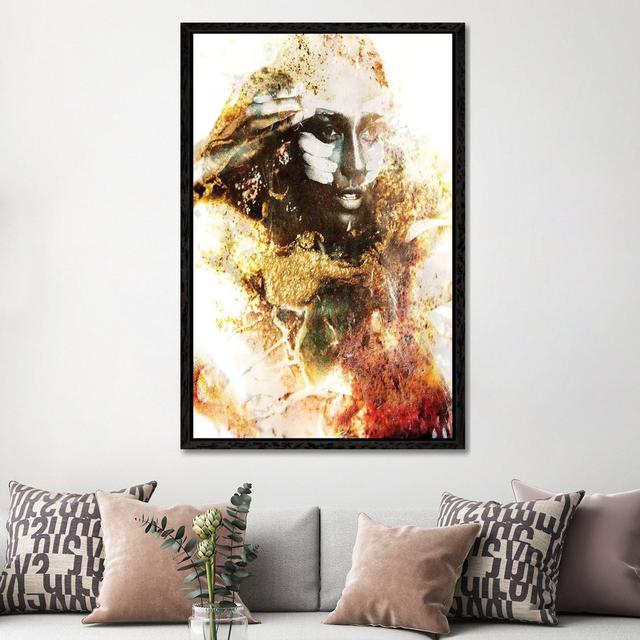 Kuni by Linnea Frank - Gallery-Wrapped Canvas Giclée on Canvas Ebern Designs Size: 152.4cm H x 101.6cm W x 3.81cm D, Format: Black Floater Framed on Productcaster.