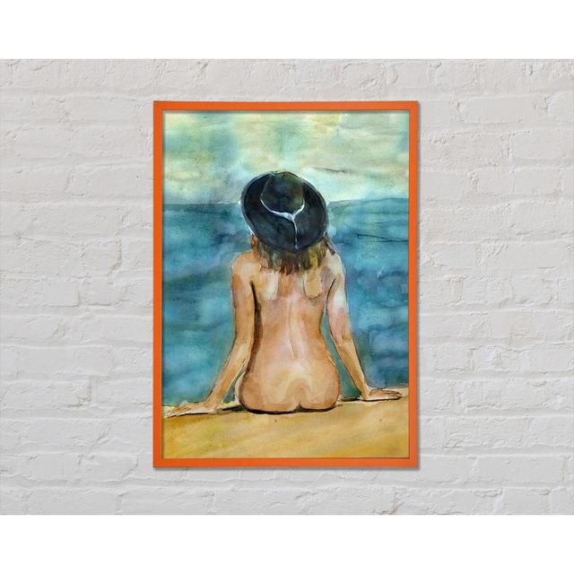 Nudist Beach - Single Picture Frame Art Prints Ophelia & Co. Size: 29.7cm H x 21cm W x 2cm D on Productcaster.