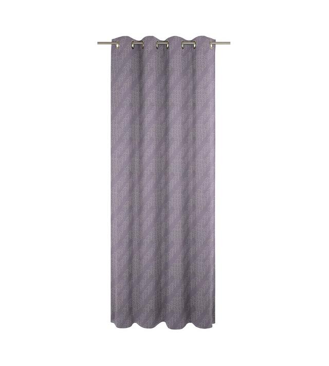 Lizeth Eyelet Room Darkening Curtain Latitude Run Colour: Purple, Size: 145 x 225cm on Productcaster.