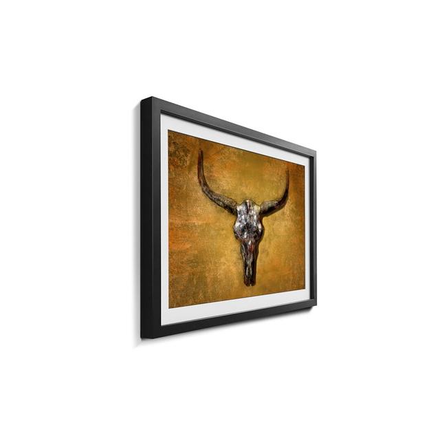 'Texas Buffalo' - Picture Frame Graphic Art Print on Paper Bloomsbury Market Size: 60cm H x 80cm W on Productcaster.