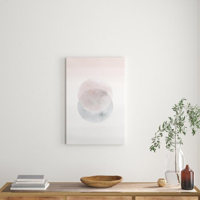 Waning Moons - Wrapped Canvas Painting Print East Urban Home Size: 76cm H x 51cm W x 3.81cm D on Productcaster.