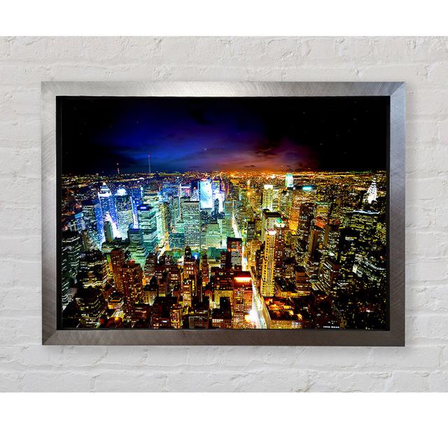 The Centre Of The Cities Energy - Print Bright Star Size: 100cm H x 141.4cm W on Productcaster.