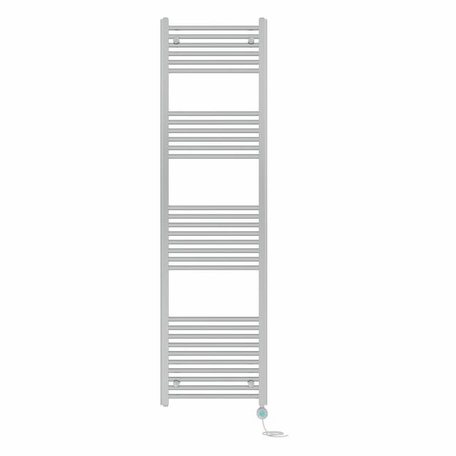 Kendal Straight Towel Rail Heated Towel Rails Belfry Heating Size: 180cm H x 50cm W x 3cm D, Finish: Chrome on Productcaster.