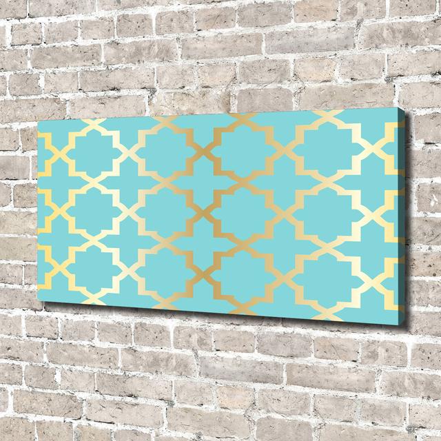 Arabic Pattern - Wrapped Canvas Art Prints Mercer41 on Productcaster.