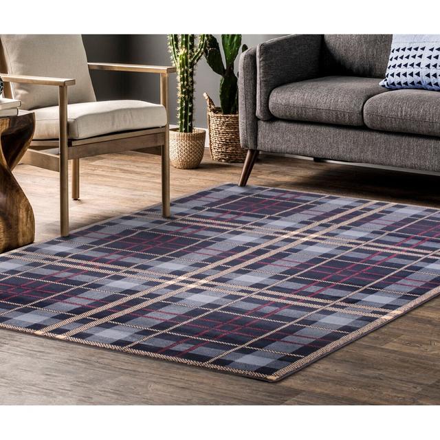 Seabrook Tufted BLUE Rug Brambly Cottage Rug Size: Rectangle 120 x 170cm on Productcaster.