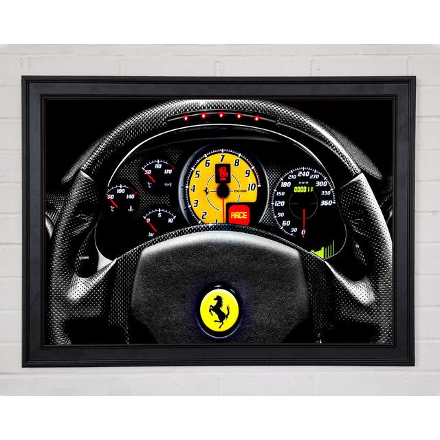 Ferrari F430 Dashboard - Print Ebern Designs Size: 42cm H x 59.7cm W x 1.5cm D on Productcaster.