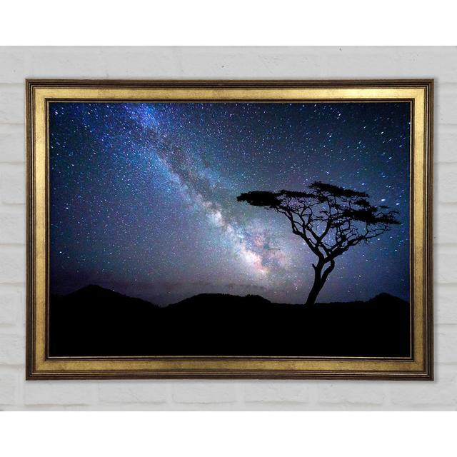 Stunning Star Night Sky - Single Picture Frame Art Prints Latitude Run Size: 42.1cm H x 59.7cm W x 1.5cm D on Productcaster.