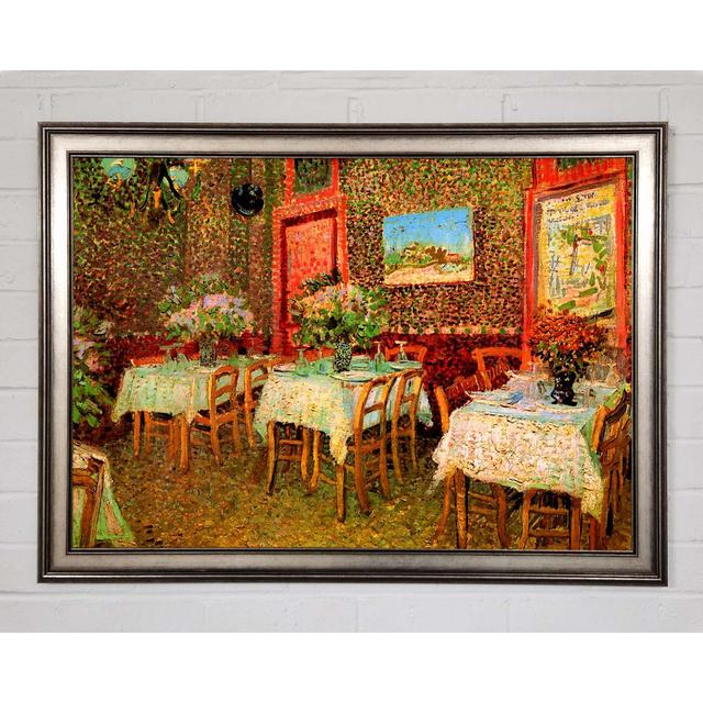 Van Gogh Interior of a Restaurant - Single Picture Frame Art Prints Ophelia & Co. Size: 29.7cm H x 42cm W on Productcaster.