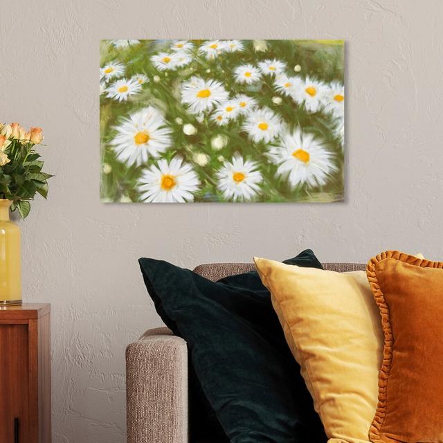 Spring Petals - Wrapped Canvas Painting East Urban Home Size: 25.4 cm H x 38.1 cm W on Productcaster.