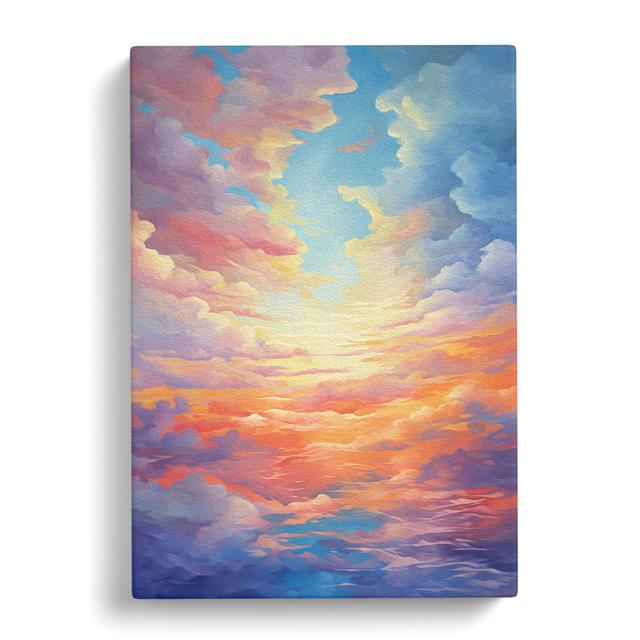 Cloudy Sky Orphism No.2 - Wrapped Canvas Art Prints 17 Stories Size: 76cm H x 50cm W x 3cm D on Productcaster.