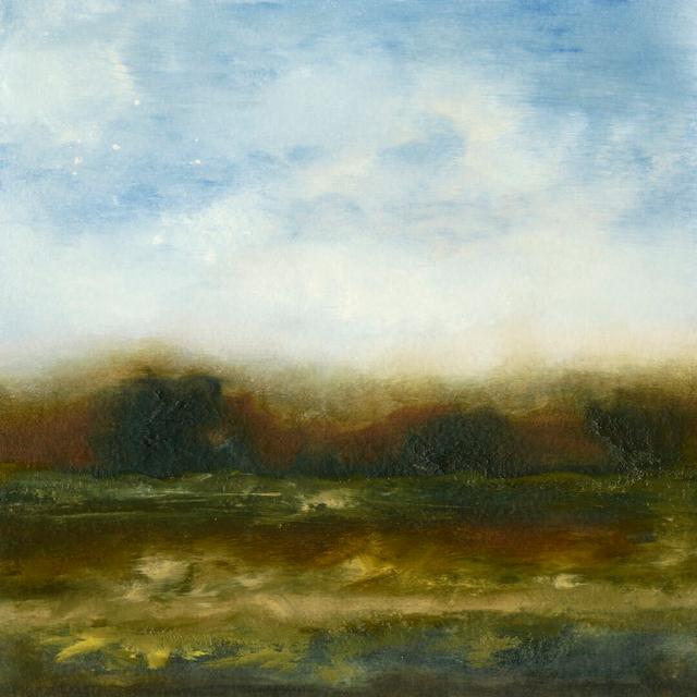 Fall Horizon II by Sharon Gordon - Wrapped Canvas Painting Rosalind Wheeler Size: 122cm H x 122cm W on Productcaster.