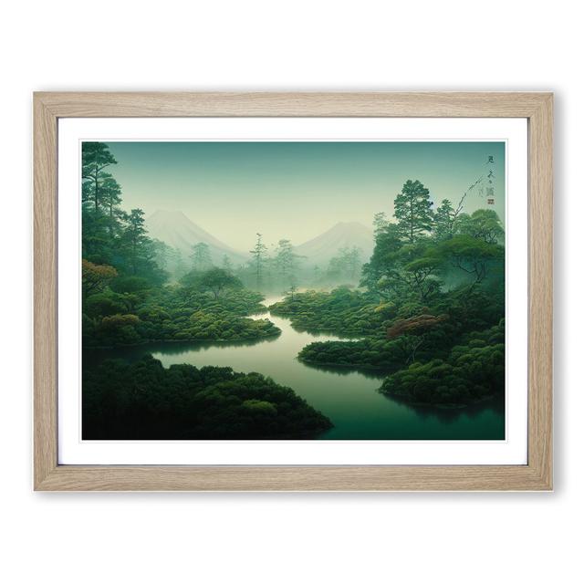 A Victorious Forest - Picture Frame Graphic Art Alpen Home Size: 34cm H x 46cm W x 2cm D, Frame Colour: Oak Framed on Productcaster.