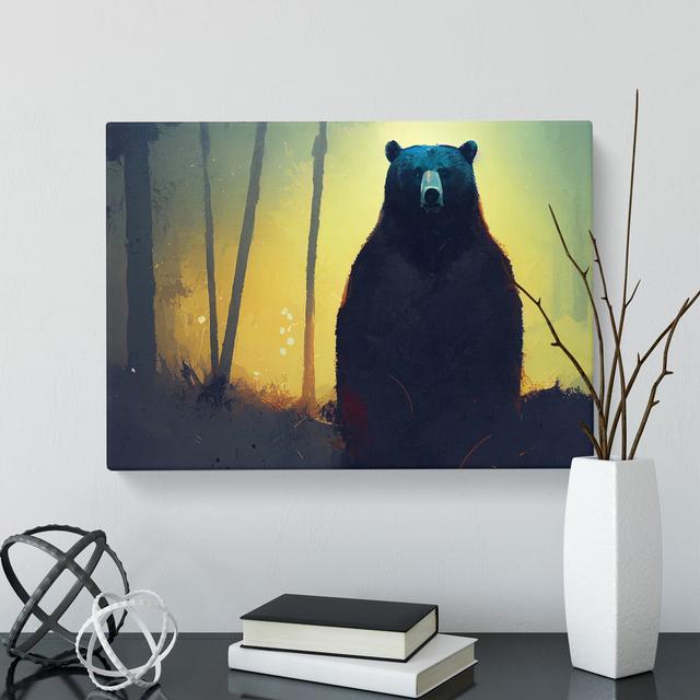 Bear Vol.2 Abstract - Wrapped Canvas Graphic Art Alpen Home Size: 40cm H x 60cm W x 3cm D on Productcaster.