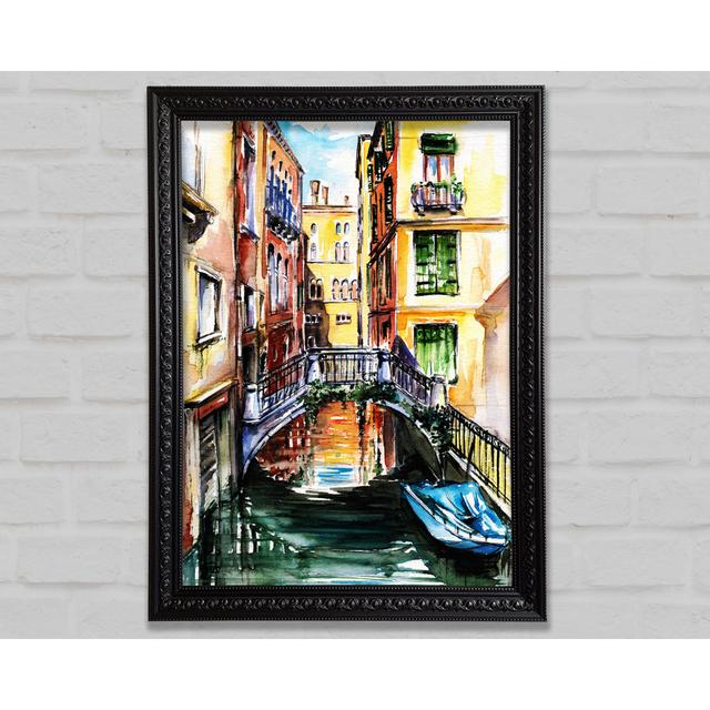 Bridge In The Water - Single Picture Frame Art Prints Rosalind Wheeler Size: 84.1cm H x 59.7cm W on Productcaster.