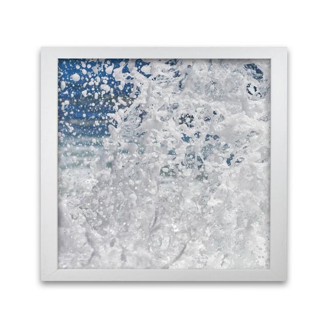 'Super Splash 2' Framed Photographic Print House of Hampton Frame Options: White, Size: 60 cm H x 60 cm W on Productcaster.