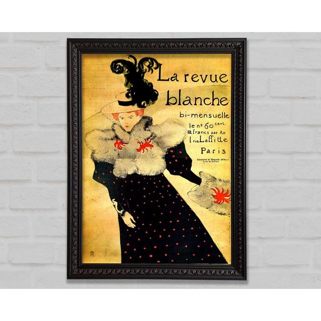 Toulouse Lautrec La Reveu Blanche - Einzelner Bilderrahmen Kunstdrucke Bright Star Größe: 84,1 cm H x 59,7 cm B x 3 cm T on Productcaster.