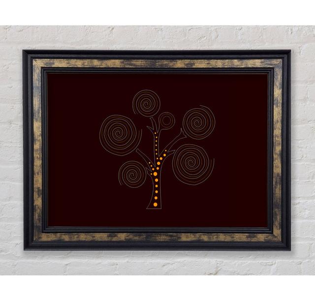 Aboriginal Tree 3 - Print Latitude Vive Size: 42cm H x 59.7cm W on Productcaster.