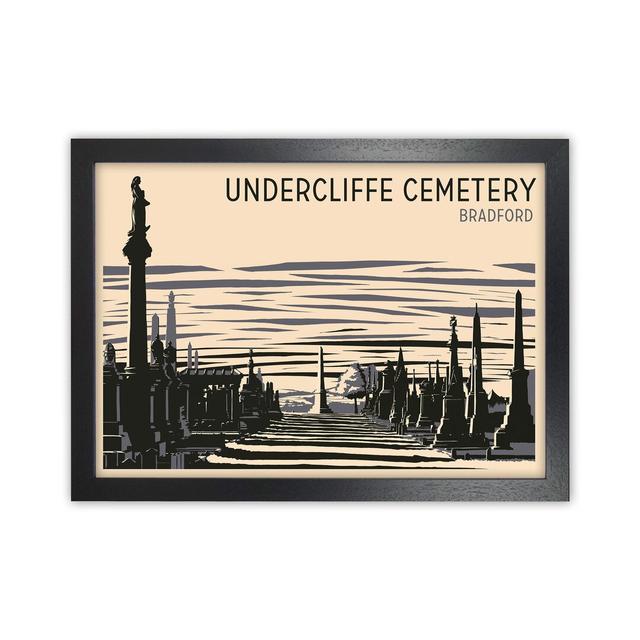 Undercliffe Cemetery Copy by Richard O'Neill - Graphic Art Corrigan Studio Format: Black Framed, Size: 46cm H x 63cm W x 3cm D on Productcaster.