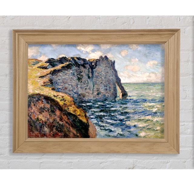 Monet Die Klippe von Aval bei Etretat - Einzelne Bilderrahmen Kunstdrucke Bright Star Größe: 59,7 cm H x 84,1 cm B x 8 cm T on Productcaster.