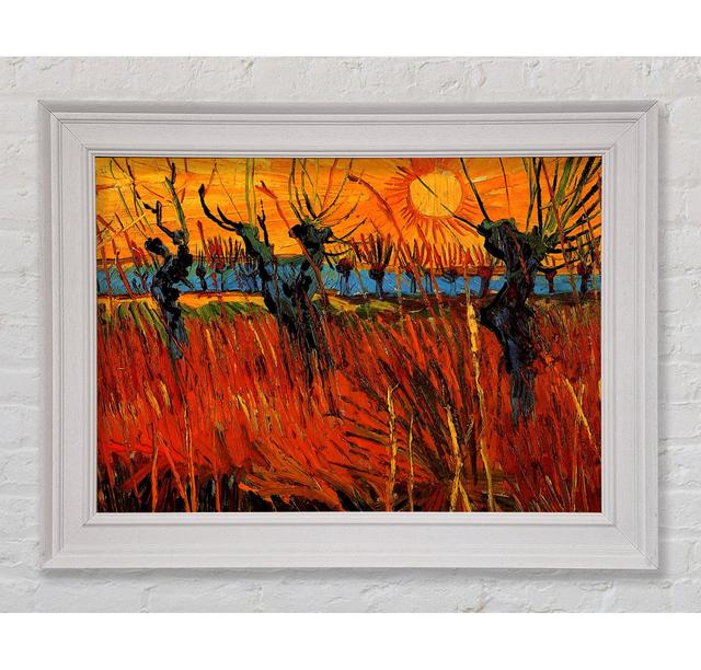 Willows At Sunset - Single Picture Frame Art Prints Rosalind Wheeler Size: 29.7cm H x 42cm W x 8cm D on Productcaster.