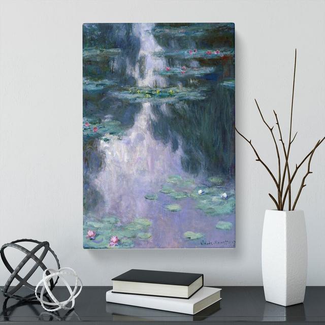 Water Lilies Lily Pond Vol.23 by Claude Monet - Wrapped Canvas Painting East Urban Home Size: 76cm H x 50cm W x 3cm D on Productcaster.