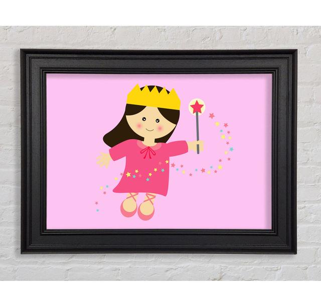 Magical Princess Pink Framed Print Brayden Studio Size: 42cm H x 59.7cm W on Productcaster.