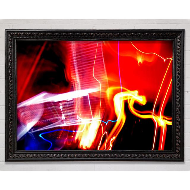 Liquid Dance Framed Print Wall Art Ivy Bronx Format: Charlotte Black Framed Paper, Size: 21cm H x 29.7cm W x 3cm D on Productcaster.