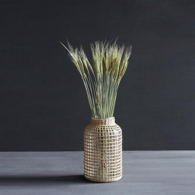 Wilmot Wheat Bundle Floral Arrangement Preserved The Seasonal Aisle Flower Colour: Natural on Productcaster.