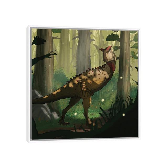 A Carnotaurus Dinosaur in a Forest by Paulo Leite da Silva - Graphic Art on Canvas Happy Larry on Productcaster.