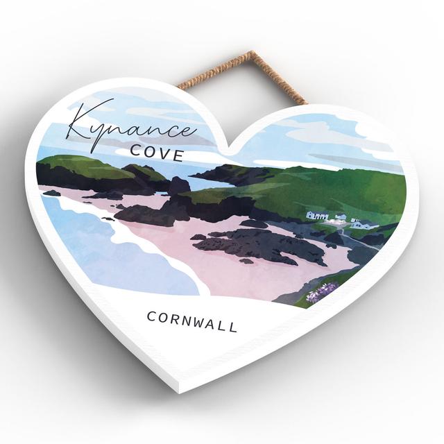 Kynance Cove Cornwall - Unframed Graphic Art Print on Wood House of Hampton on Productcaster.