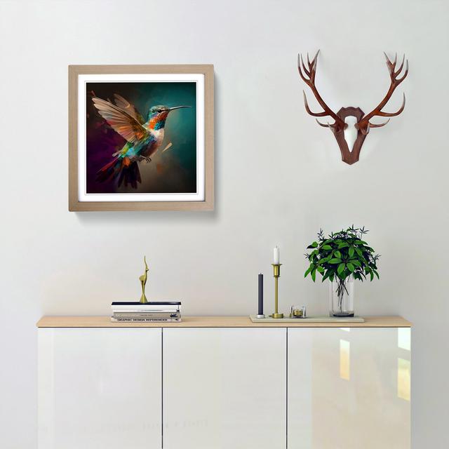 Hummingbird Digital - Print Marlow Home Co. Frame Colour: Oak on Productcaster.