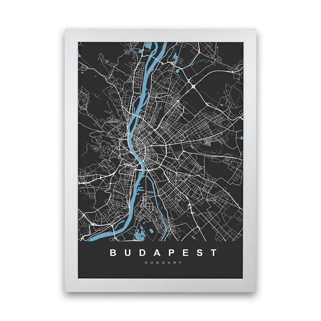 Budapest - Graphic Art Print Borough Wharf Format: White Paper, Size: 34cm H x 25cm W x 3cm D on Productcaster.