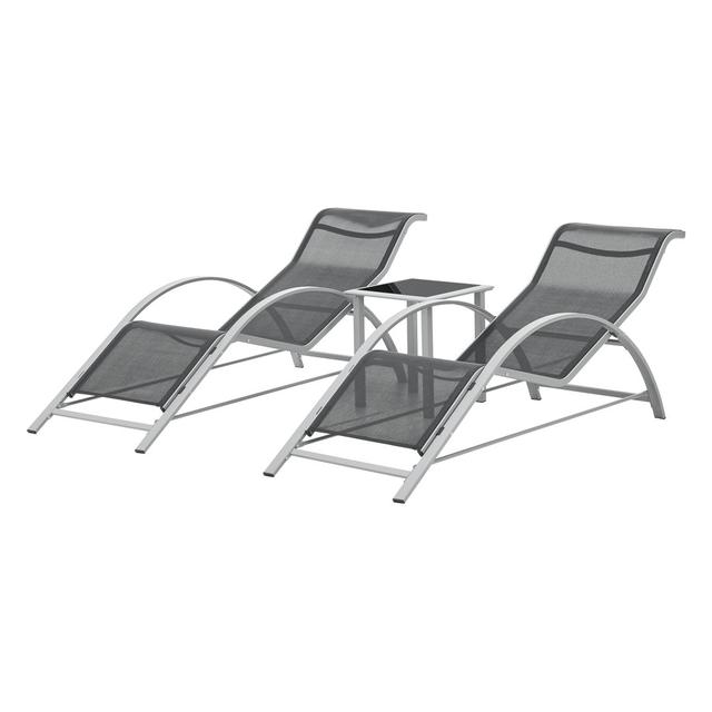 Azelea 3 Piece Garden Furniture Set Ivy Bronx on Productcaster.