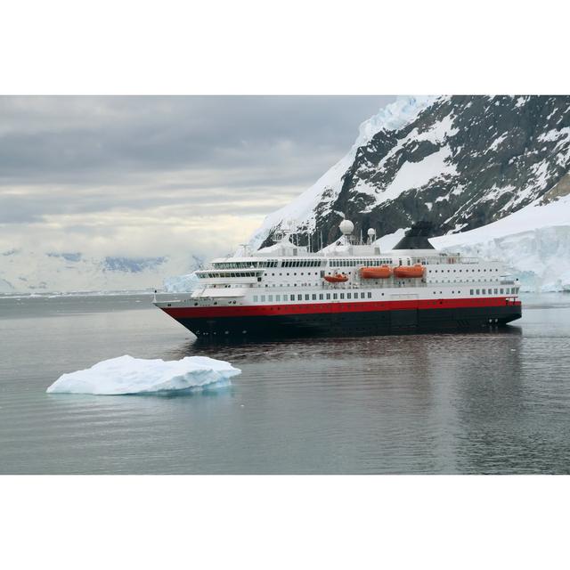 Cruise Ship at Anchor - Wrapped Canvas Photograph Breakwater Bay Size: 51cm H x 76cm W x 3.8cm D on Productcaster.