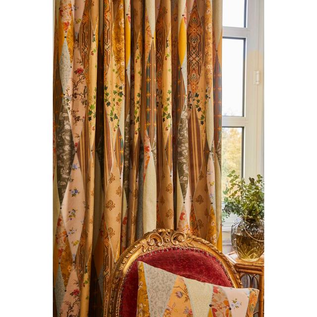 Made to Order - Wallpaper Museum Pencil Pleat Blackout Curtains The Chateau By Angel Strawbridge Panel Size: Width 254 x Drop 137 cm on Productcaster.