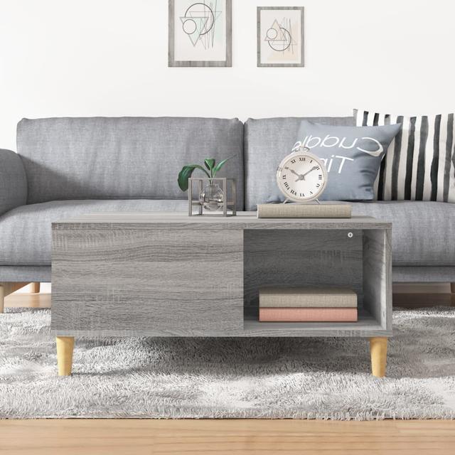 Rutherford Coffee Table with Storage Isabelline Colour: Grey Sonoma on Productcaster.