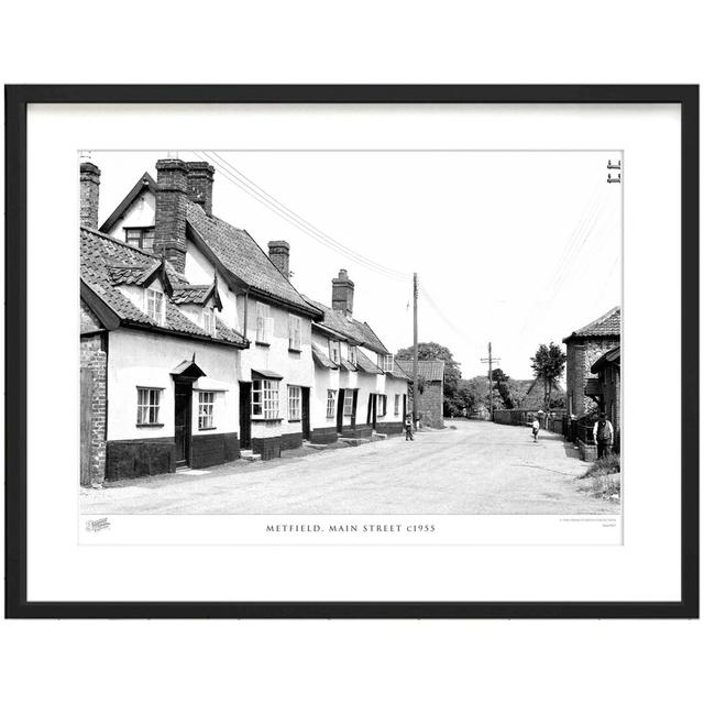 'Metfield, Main Street C1955' by Francis Frith - Picture Frame Photograph Print on Paper The Francis Frith Collection Size: 40cm H x 50cm W x 2.3cm D on Productcaster.